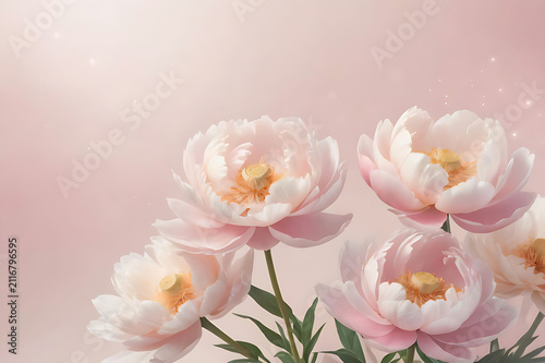 pink and white flowers