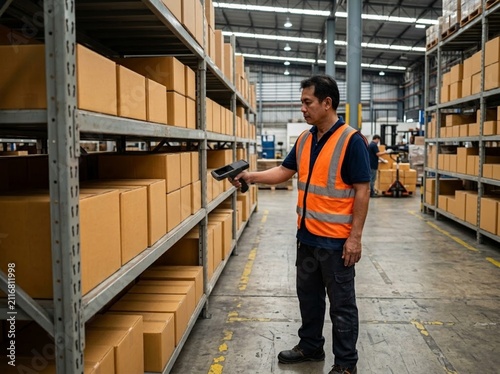 worker in warehouse