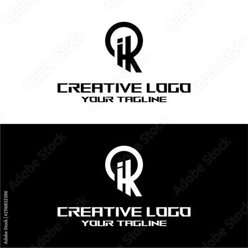creative letter  logo ir design vector