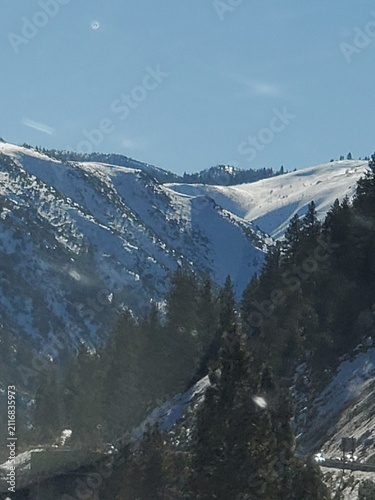 Photography snow covered mountains