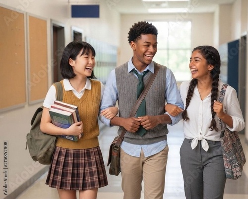 group of students in classroom 