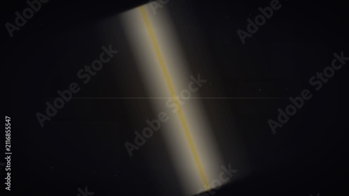 Deep Space Starfield With Subtle Light Streaks
