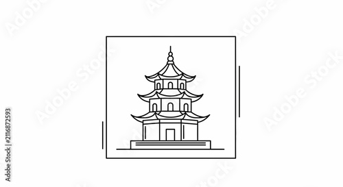 pagoda temple, chinese architecture