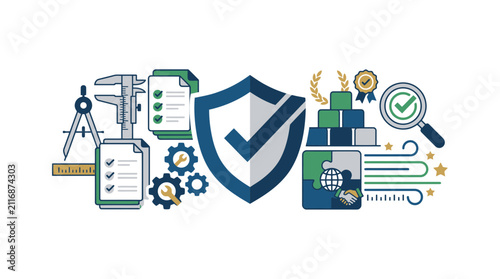 Quality Assurance and Compliance Concept Illustration