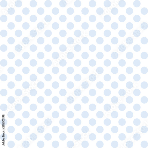 Light Blue Polka Dot Seamless Pattern Background 水色の水玉シームレスパターン背景