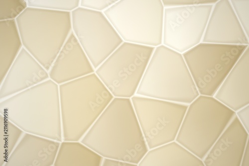Fotografía Abstract geometric pattern with beige and white cells