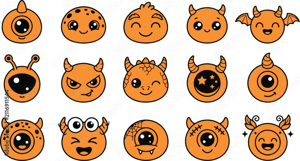 Fototapeta premium Halloween Magic Wand Vector Clipart Bundle | Witch Wand Icon Collection