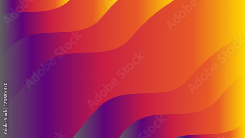 Obraz na plátne abstract gradient background with dynamic flowing wave patterns
