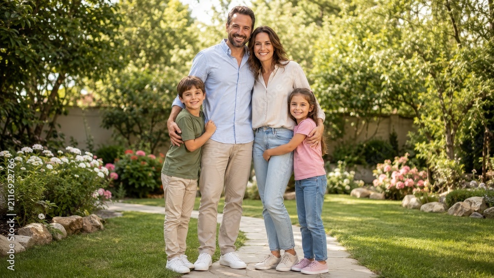 Fototapeta premium Joyful Family