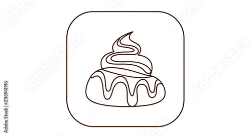 dessert, cake icon