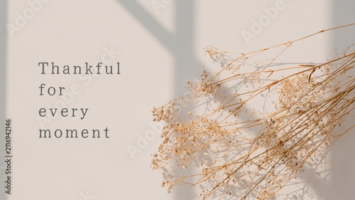 Foto Inspirational quote blog banner template