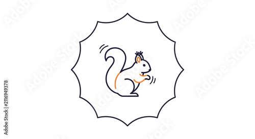 cute squirrel icon