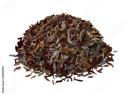 紅茶の茶葉（皿なし）