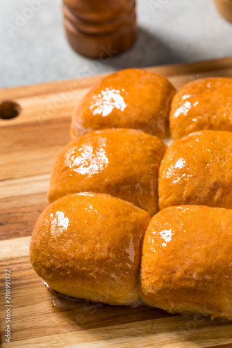 Photography Homemade Buttery Parker House Roll Buns