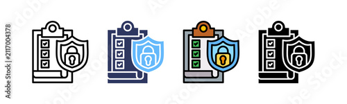 Fotografía Security Standards multiple icon