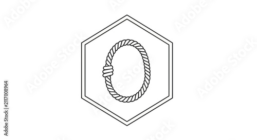 hexagon rope knot symbol