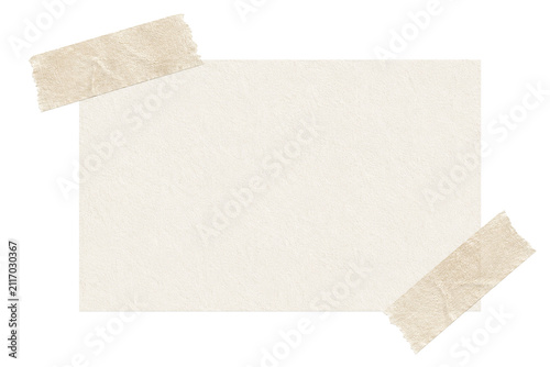 paper note with tape