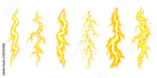 yellow lightning thunderbolt storm