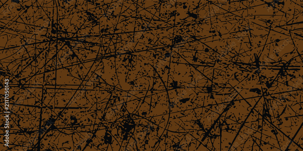 Fototapeta premium Abstract Brown Grunge Scratch Texture Background with Distressed Artistic Pattern