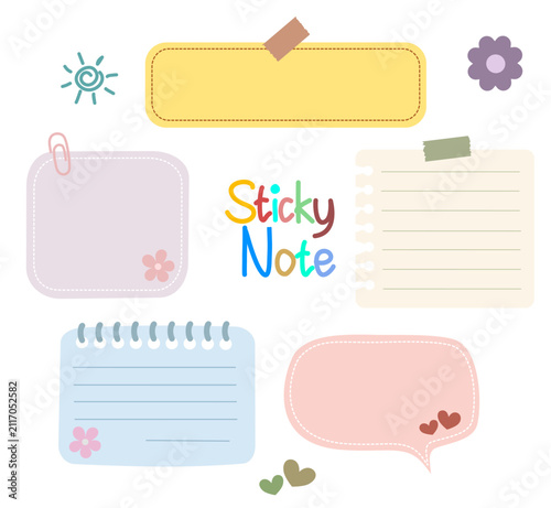 Colorful Sticky Notes Collection