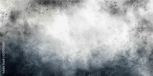 Foto Abstract watercolor texture with cloudy atmospheric effect and dark watercolor stain, representing a moody and ethereal backdrop