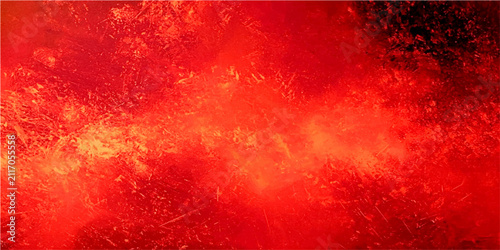 Fotografie Fiery abstract lava texture with glowing molten rock and volcanic eruption incandescent hot magma surface