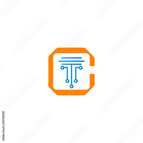 Pillar law technology digital logo vector design. Suitable for technology, digital, law, law firm, attorney