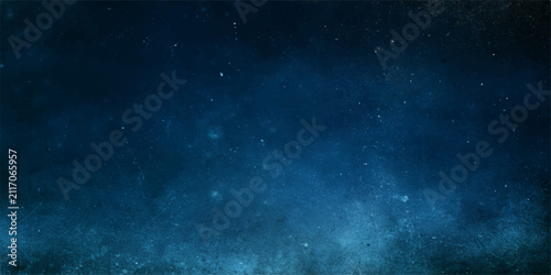 Foto Deep Blue Mystery: A dark, abstract background with subtle textures and light particles evoking a sense of deep space or the ocean's abyss, mysterious and captivating