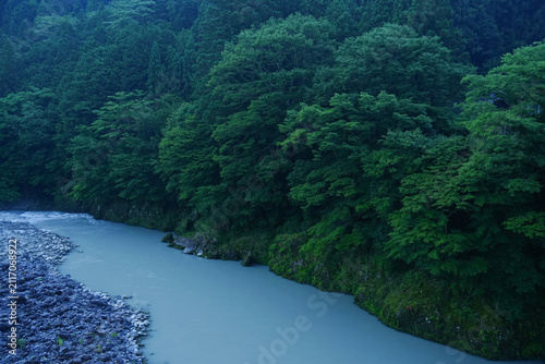 静岡県_川根本町奥泉_大井川