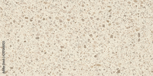 Foto Seamless light beige terrazzo stone texture background for modern interior desig