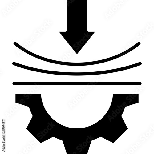 Принти на полотні Solid Fill Resilience Icon