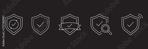 Принти на полотні Checkmark icon set