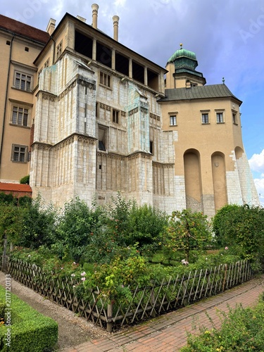 Ogrody Królewskie Zamku Królewskiego na Wawelu, Kraków, Małopolska, Polska, Europa