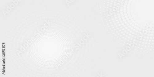 Konstfotografi Abstract white glowing geometric lines on gray background