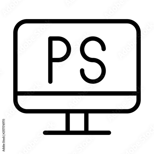 Foto PS Vector Icon