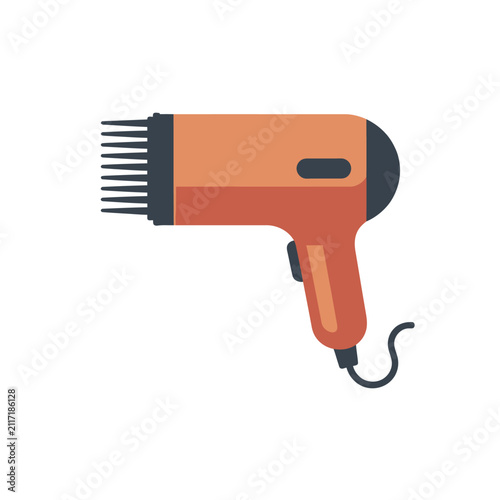 Retro hairdryer icon, vintage hair dryer illustration, salon equipment, barber shop accessory, digital art