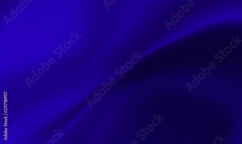 Bild auf Leinwand royal blue abstract background blending in soft blue gradient and gentle curves that serve as a visual focal point, creating an illusion of depth and dimension