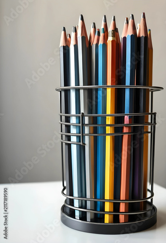 Assortment of colorful shar...