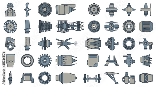 Engine Components and Diverse Mechanical Parts for Aviation Industrial and Engineering Designs