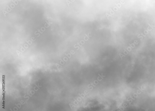 Картината върху платно Dramatic moody storm clouds filling the sky during a cloudy overcast day