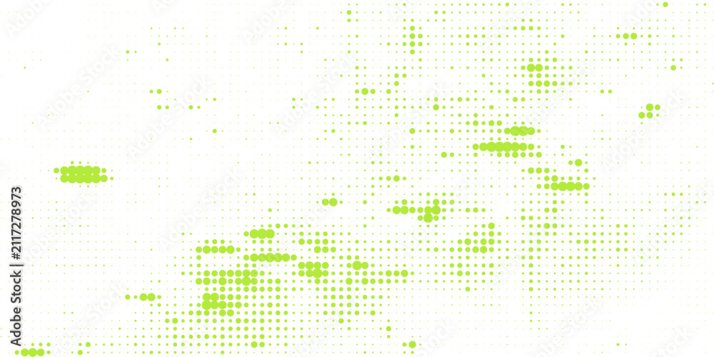 Obraz premium Grunge halftone overlay background with smoke or fire motion texture. Acid green color y2k aesthetics.