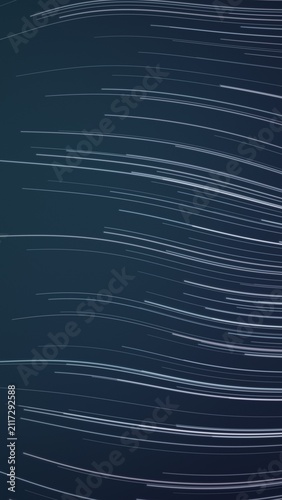 Abstract Streaks of Light on Dark Background