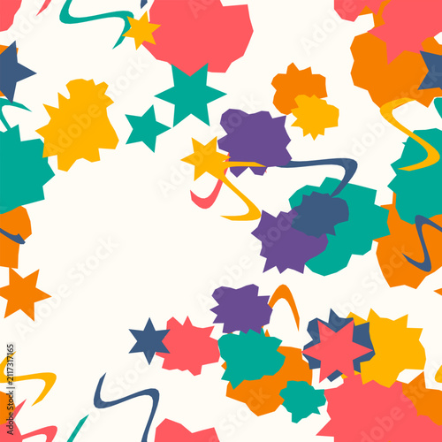 Fotografía Premium Seamless Maximalist Pattern Curated Vector Design