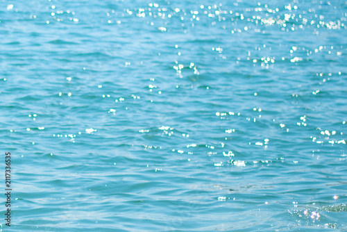 Blue sea water background texture
