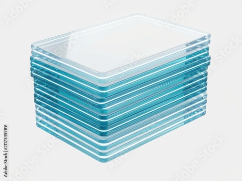 Iso quality assurance documentation on glossy acrylic stack for business standards