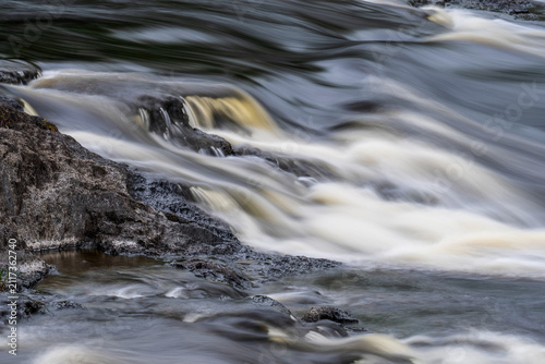 A long exposure of a waterfall