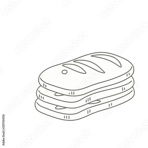 Stack of Sliced Bread