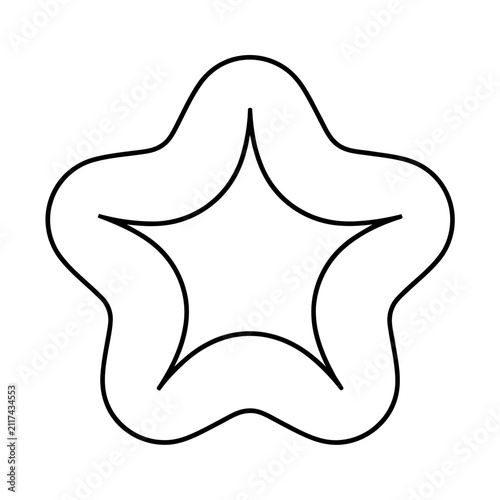 Stylized Star Shape Outline