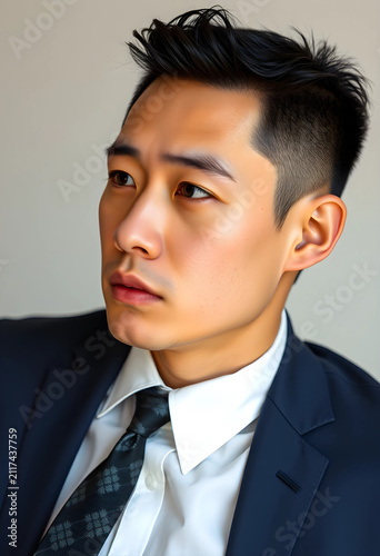 Young asian businessman in ...