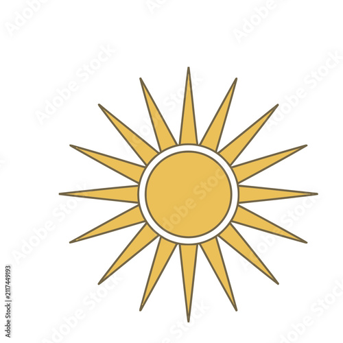 Stylized Sun Icon